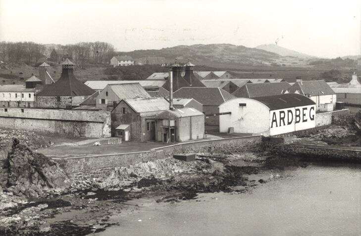 Ardbeg distillery in the 1980s
