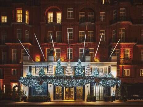 Claridge’s Unveils Christmas Tree Designed by Louis Vuitton