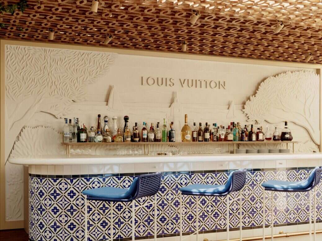Louis Vuitton St Tropez restaurant bar